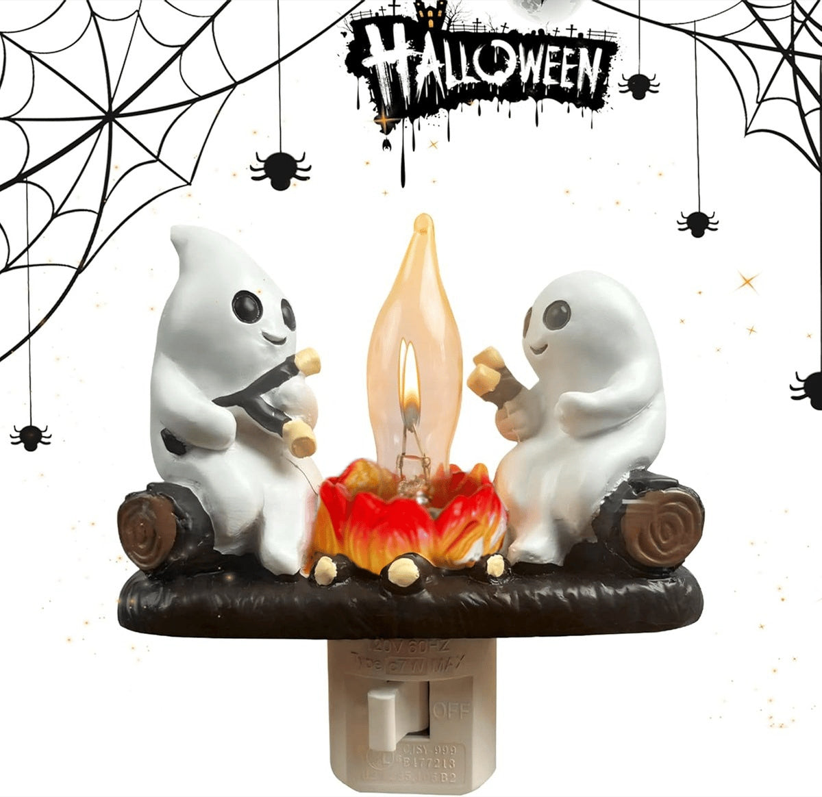 👻Halloween Promotion👻2025 Ghost Campfire Flickering Nightlight