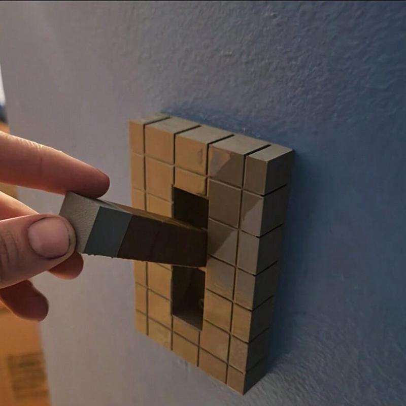 🔥 Minecraft Torch Light Switch Cover – 3D Gaming Wall Decor for Bedroom & Kids Room
