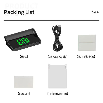 🚗 Head up Display Car GPS Digital Speedometer