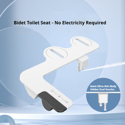 🚽Non-Electric Bidet Seat – Pressure Control & Self-Cleaning Nozzles