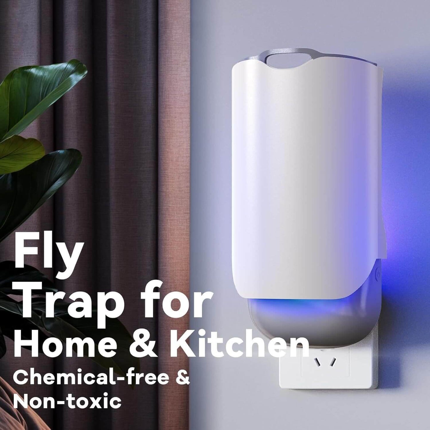 🦟Electric Fly Trap Mosquito Killer - Household Flying Insect Catcher with Purple Light