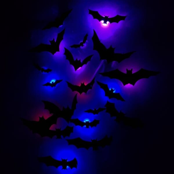 😈Halloween Promotion😈3D Bat Design LED Decoration