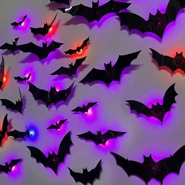😈Halloween Promotion😈3D Bat Design LED Decoration