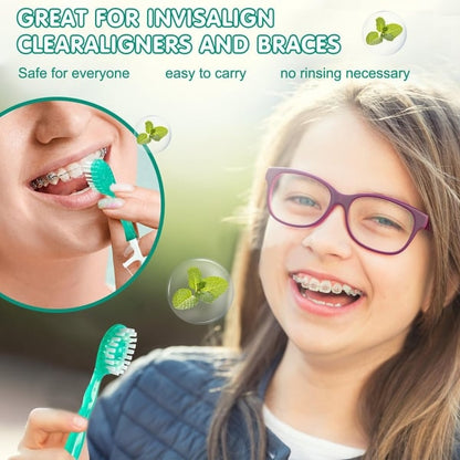 🔥HOT SALE🎁5 in 1 Mini Toothbrush & Floss & Tongue Scraper & Toothpick Set