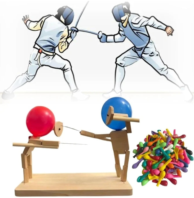 🔥HOT SALE 🔥Handmade Wooden Fencing Puppet