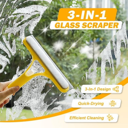 💥Autumn Offers🔥3 in 1 Window Cleaning Scraper
