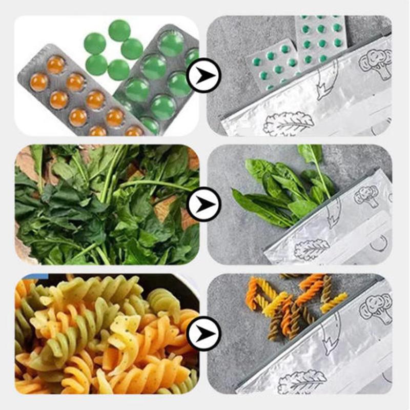 Reusable Aluminum Foil Sealable Storage Bags, 2025 New Resealable Vacuum Zipper Pouches for Food, Stand Up Foil Sealable Bags with Label and Zip Lock for Vegetable Fruit Meat